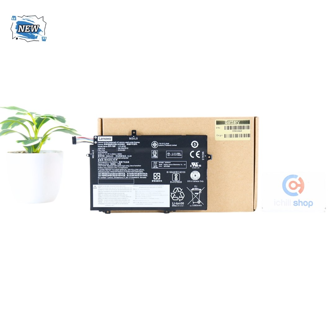 แบตเตอรี่โน๊ตบุ๊ค LENOVO THINKPAD L480 L580 L590 L14 L15 E480 E490 E580 E590 R480 (ของแท้) (ของใหม่) P17123