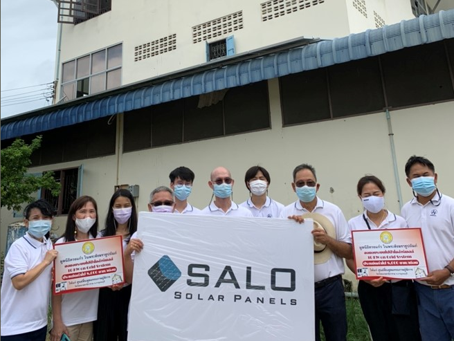 "Finnolar" under social and community policy delivers SALO solar panels to Duangkaew Foundation for installation at the Rehabilitation Center for the Disabled