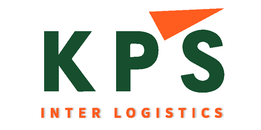 Kps letter logo design on black background Vector Image