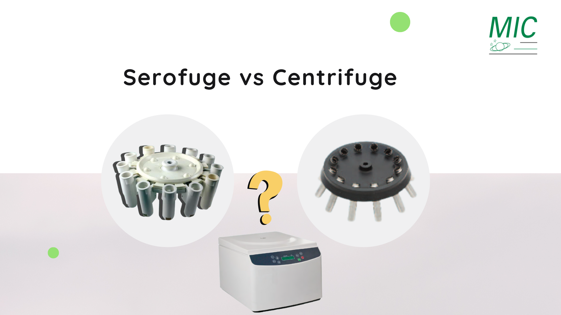 Serofuge vs Centrifuge