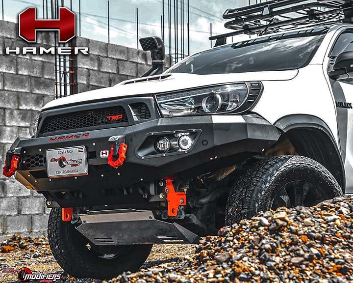 HAMER KING SERIES BULL BAR FOR TOYOTA HILUX REVO 2015 2017 hamer-king-series-bull-bar-for-toyota-hilux-revo-2015-2017