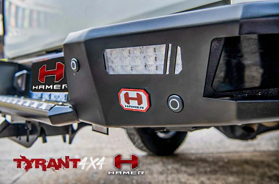 Hamer Rear Bumper กันชนหลัง HAMER รุ่น M-SERIES REAR BUMPER FOR MITSUBISHI TRITON 2016-2018