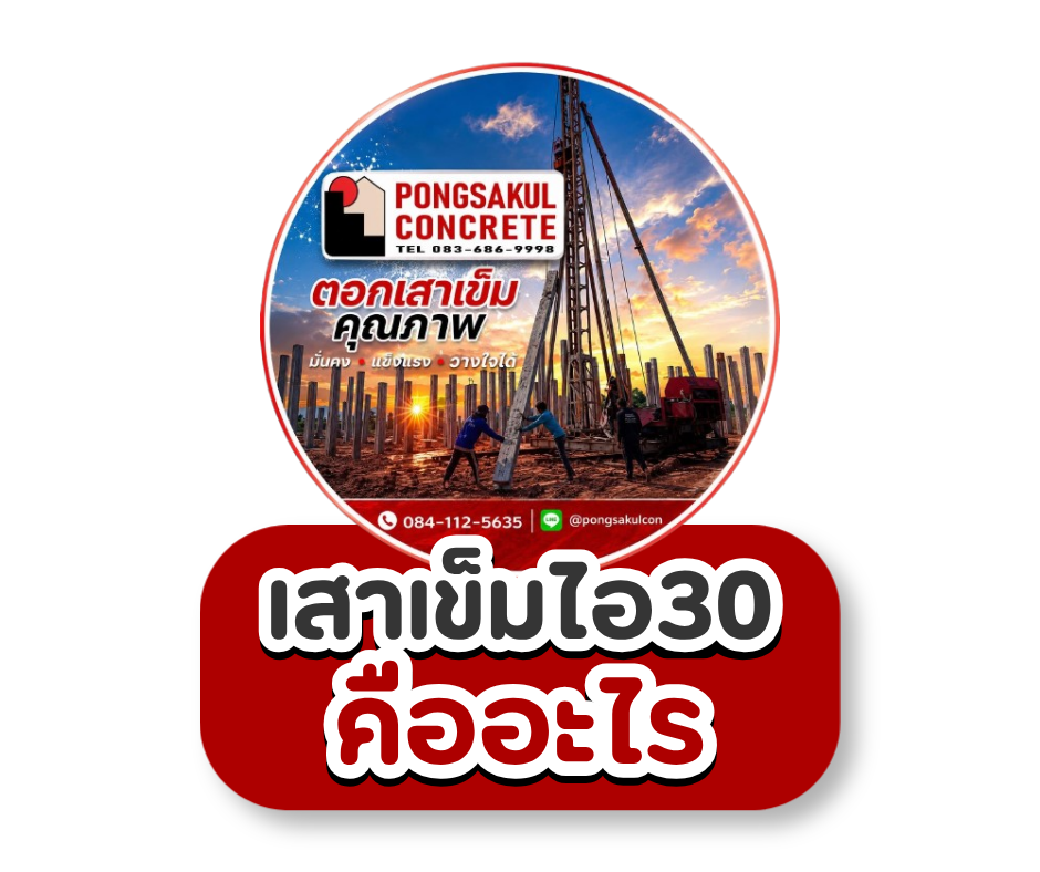 เสาเข็มไอ 30 คืออะไร? เหมาะกับงานก่อสร้างประเภทไหน