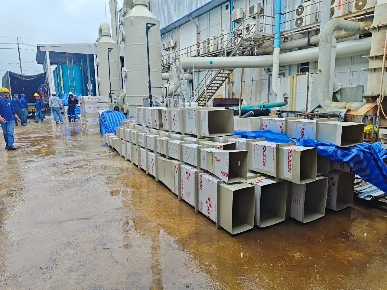 ระบบบำบัดอากาศ Wet Scrubber 