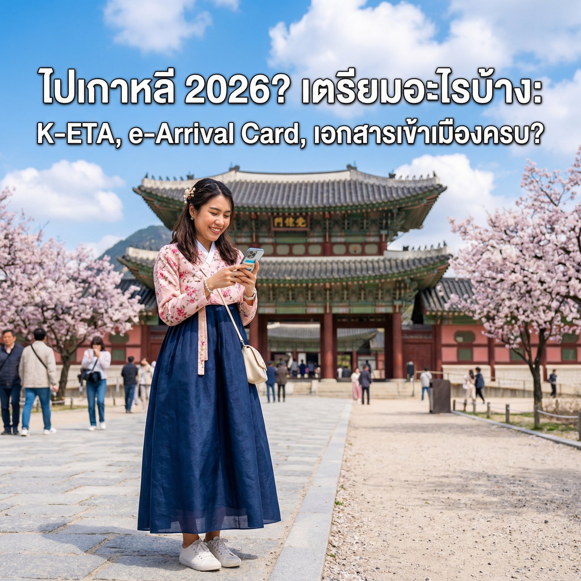 ไปเกาหลีปี 2026 ต้องเตรียมอะไรบ้าง: K-ETA, e-Arrival Card, เอกสารเข้าเมืองฉบับสมบูรณ์