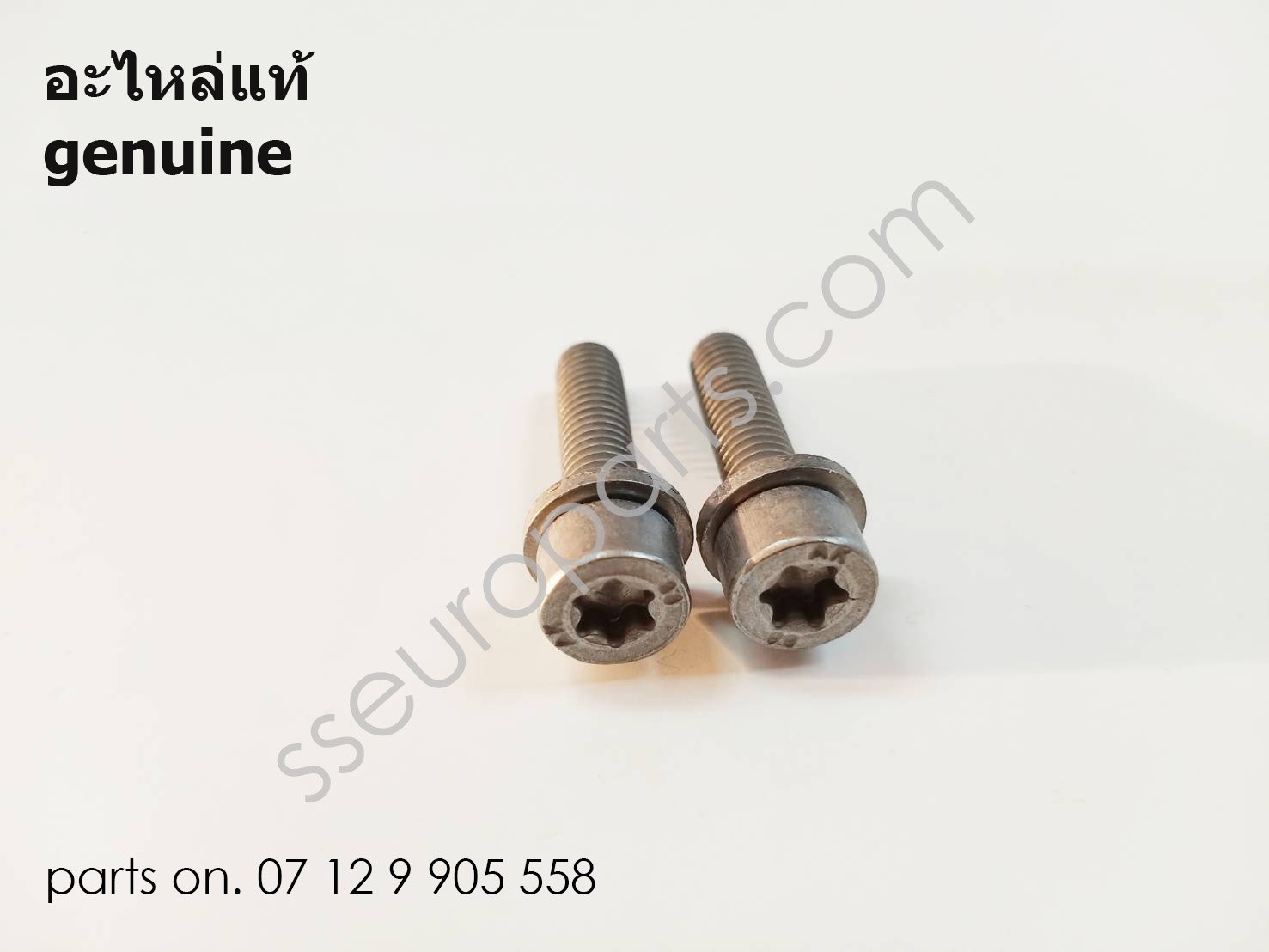 Internal Torx screw with washer Part number: 07129905558 9905558