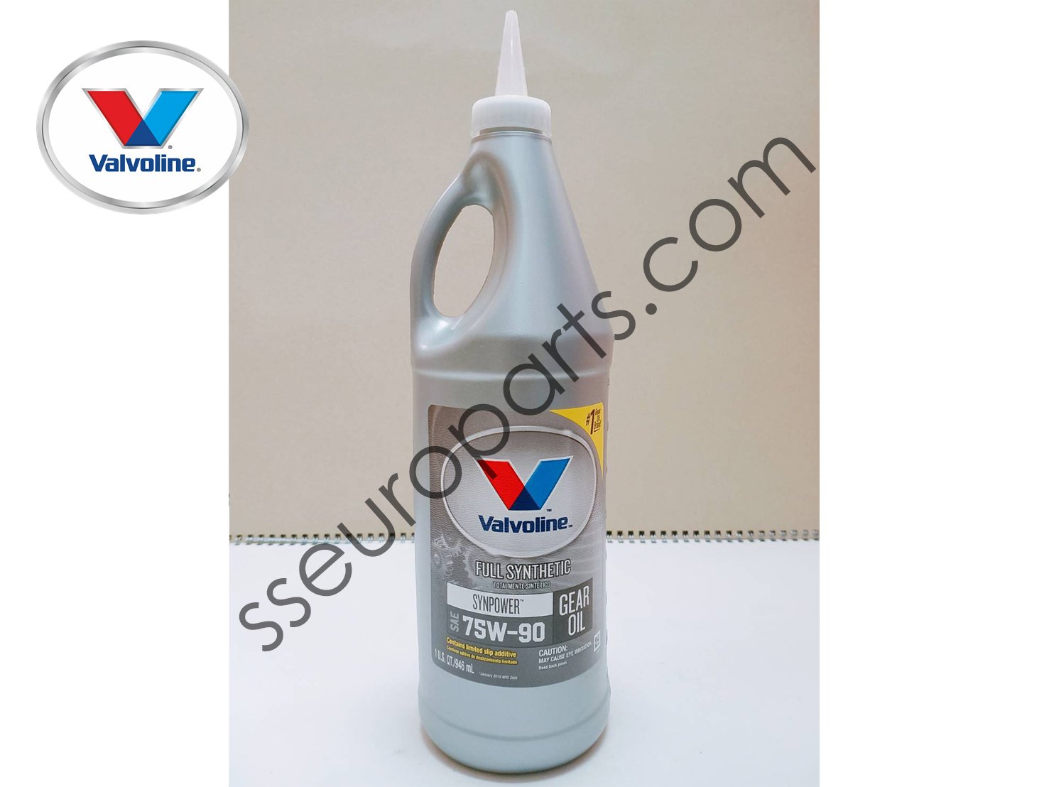 Manual gear oil, synthetic rear differential, Valvoline 75W90 1 U.S