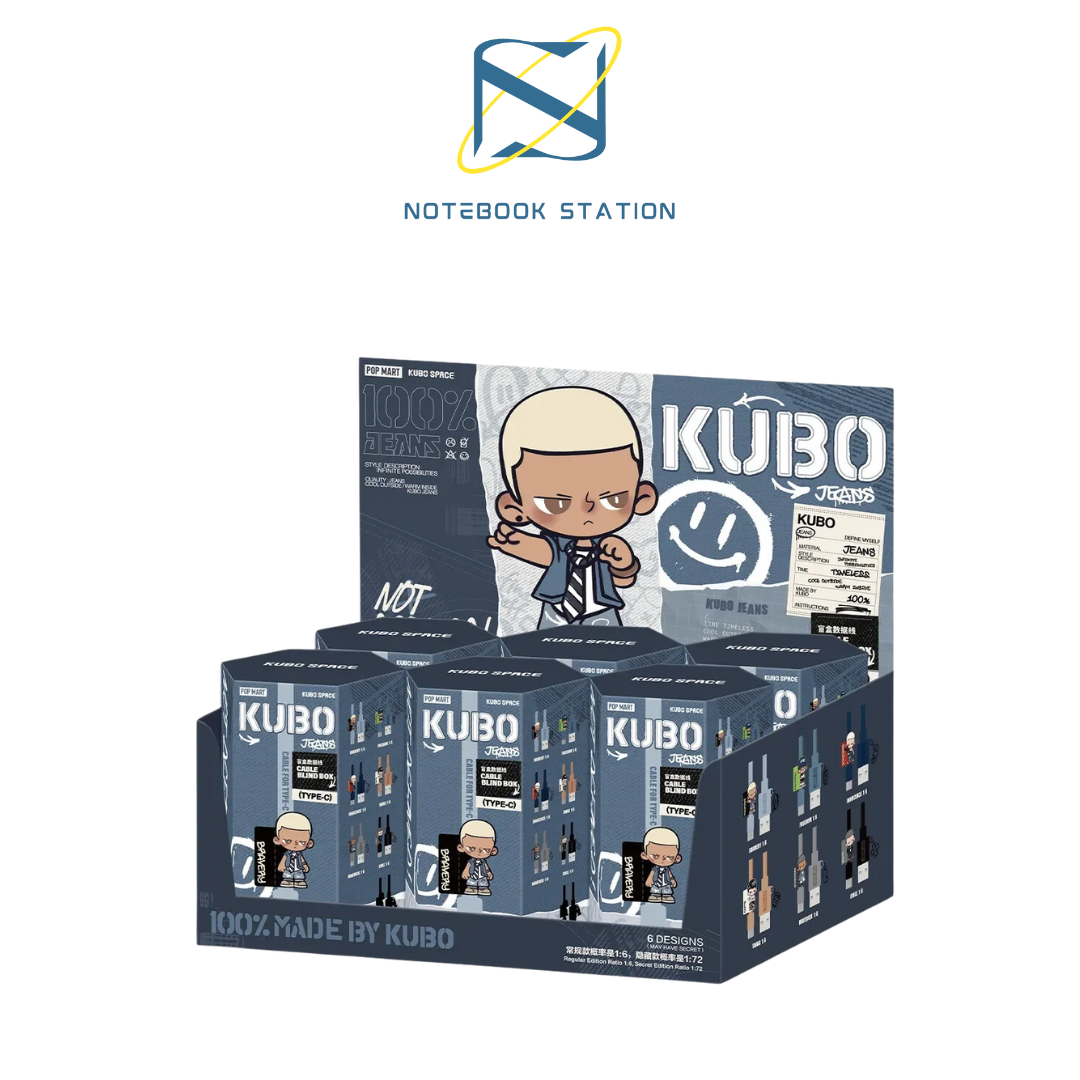 KUBO JEANS SERIES-Cable Blind Box (Type-C) กล่องจุ่มสายชาร์จ Type-C ของแท้จาก POP MART ราคาจุ่มละ 350.-
