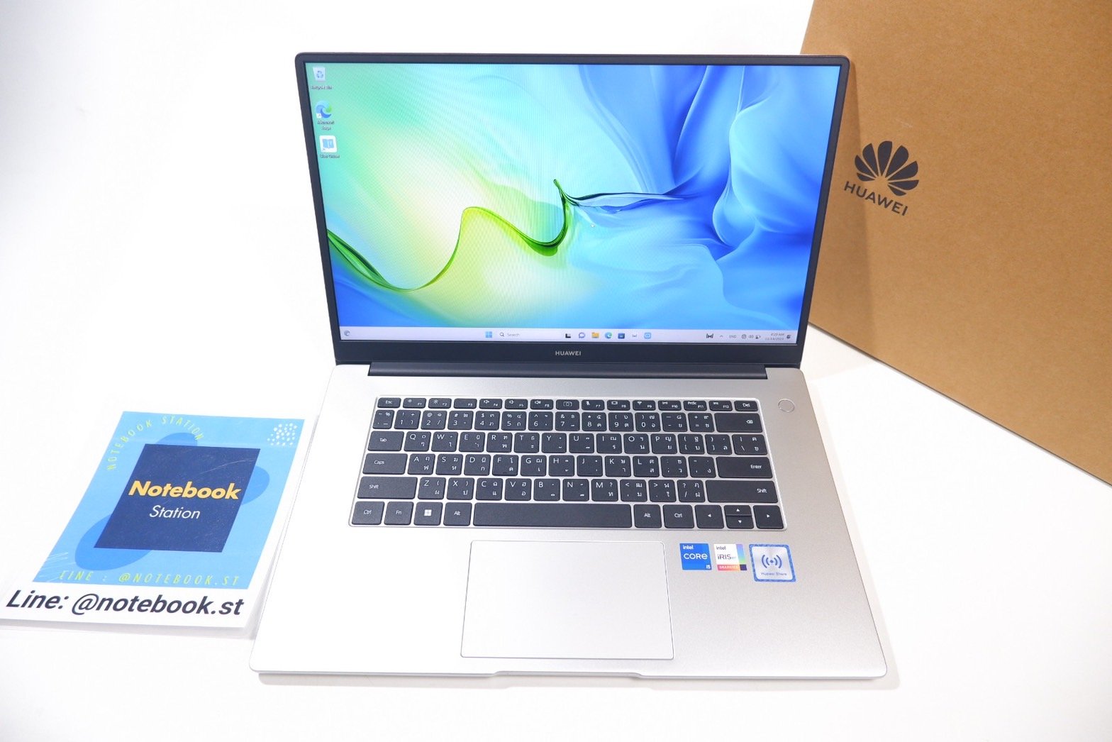 (ของใหม่)Huawei Matebook D15 i5-1135G7 Ram8 SSD512 จอ15.6 FHD IPS อุปกรณ์ครบกล่อง ขายเพียง 13,590.-ฟรีกระเป๋าเป้