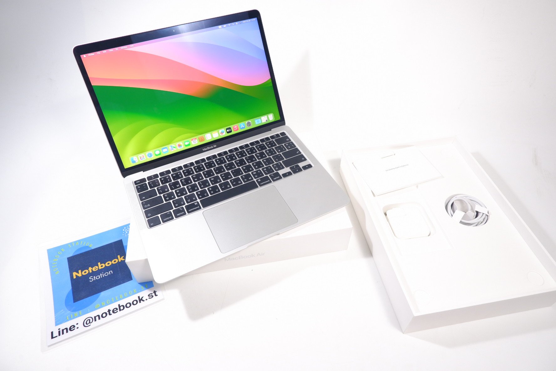 Macbook Air 13(2020) i5-1030NG7 Ram8 SSD512 จอ13.3 True Tone เครื่องสวย ใช้งานน้อย อุปกรณ์ครบกล่อง ขายเพียง 16,990.-