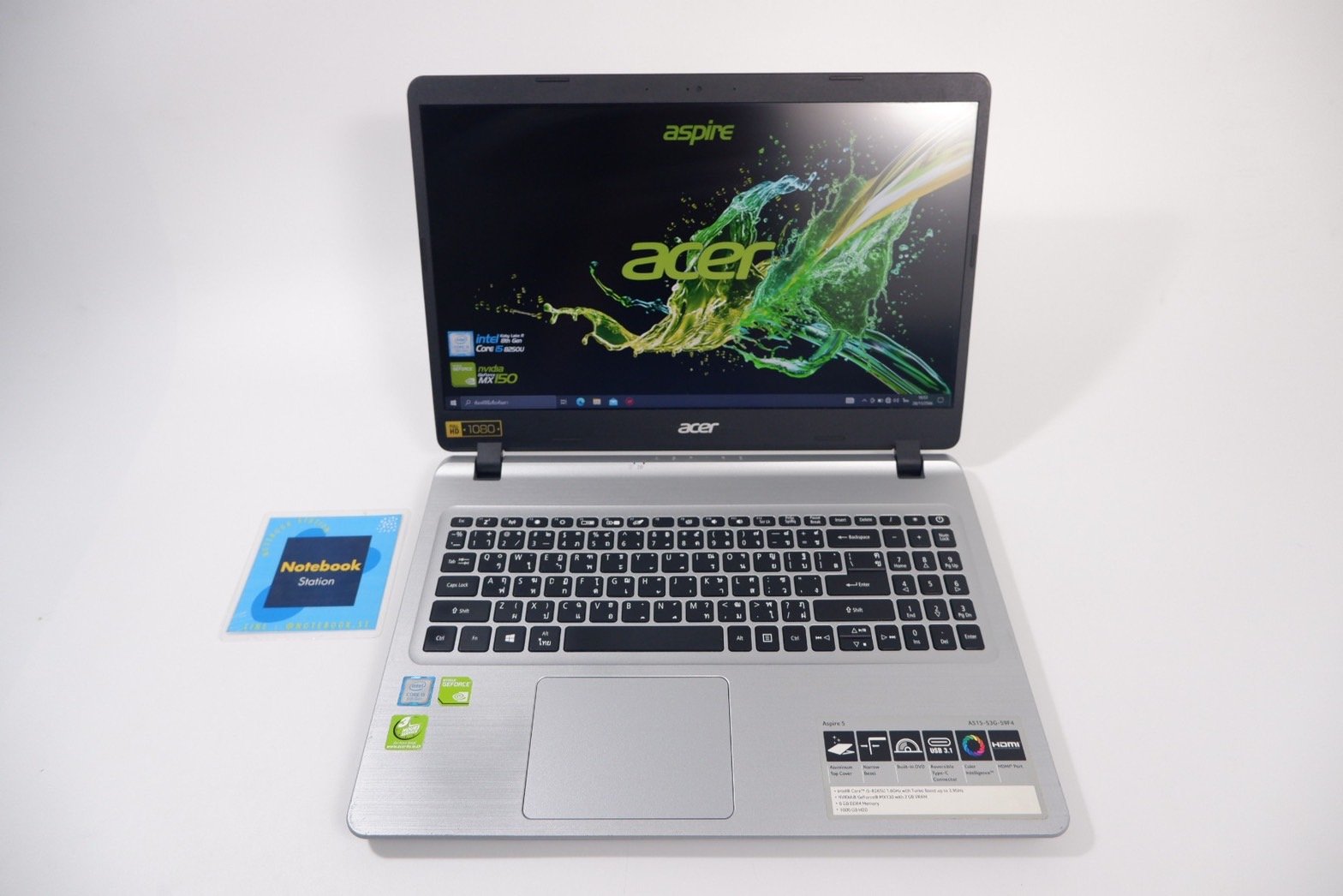 Acer Aspire 5 i5-8265U Ram20GB MX150(2GB) SSD512+HHD1TB จอ15.6 FHD การ์ดจอแยก ประมวลผลไว เครื่องพร้อมใช้งาน 7,990.-ฟรีกระเป๋าเป้