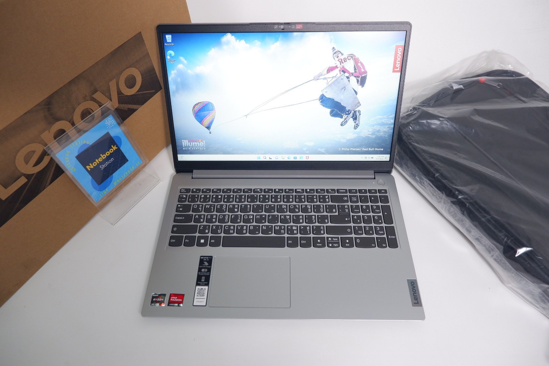 (ของใหม่)Lenovo IdeaPad 1 Ryzen5-7520U Ram8 SSD512 จอ15.6 Full HD พร้อมประกันศูนย์ ราคาเพียง 13,990.-ฟรีกระเป๋าLenovo