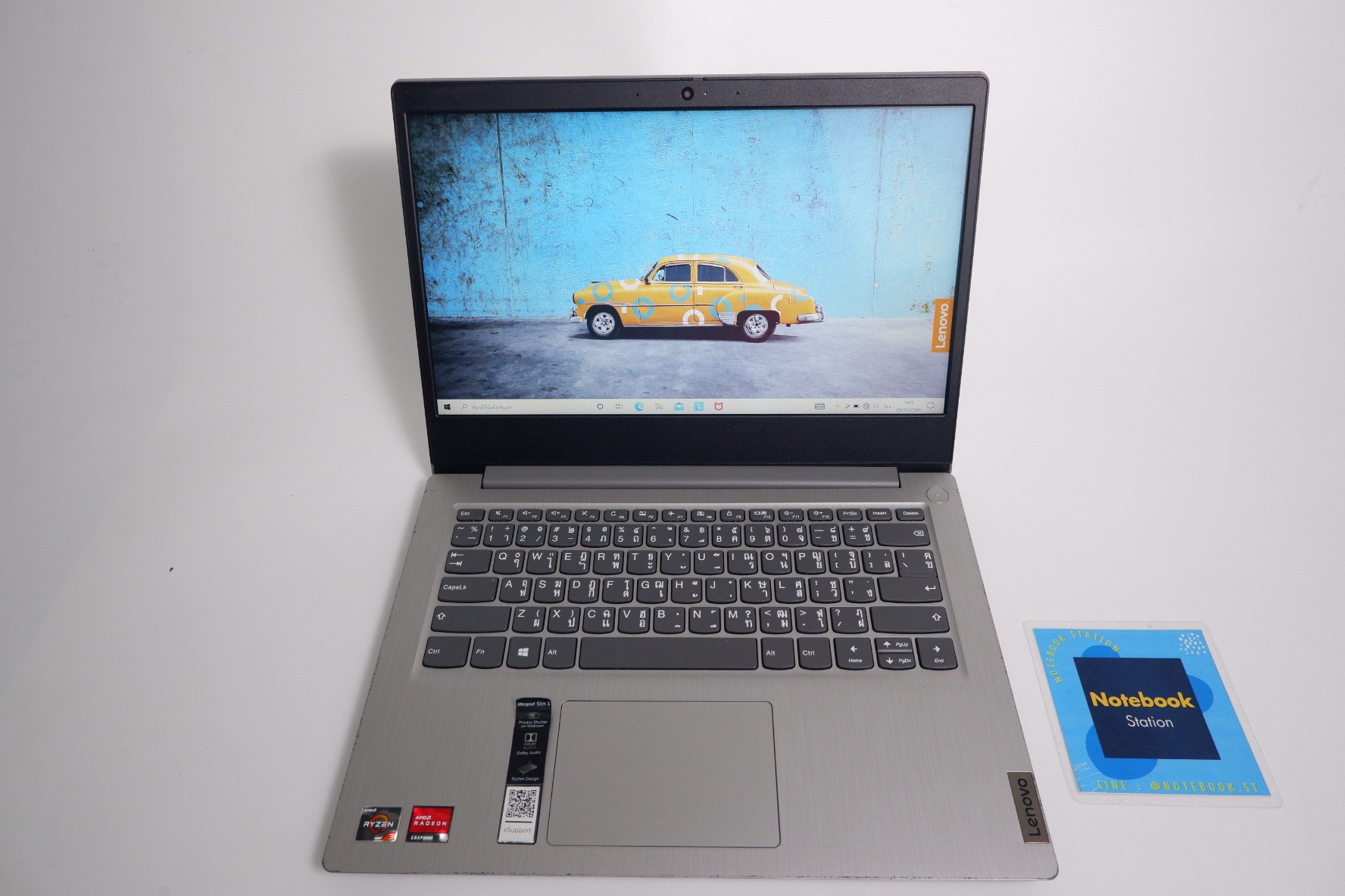 Lenovo IdeaPad 3 Ryzen3-3250U Ram4 SSD512 จอ14 FHD IPS พกพาง่าย ประมวลผลไว ใช้งานได้ปกติทุกอย่าง ขายเพียง 5,900.-