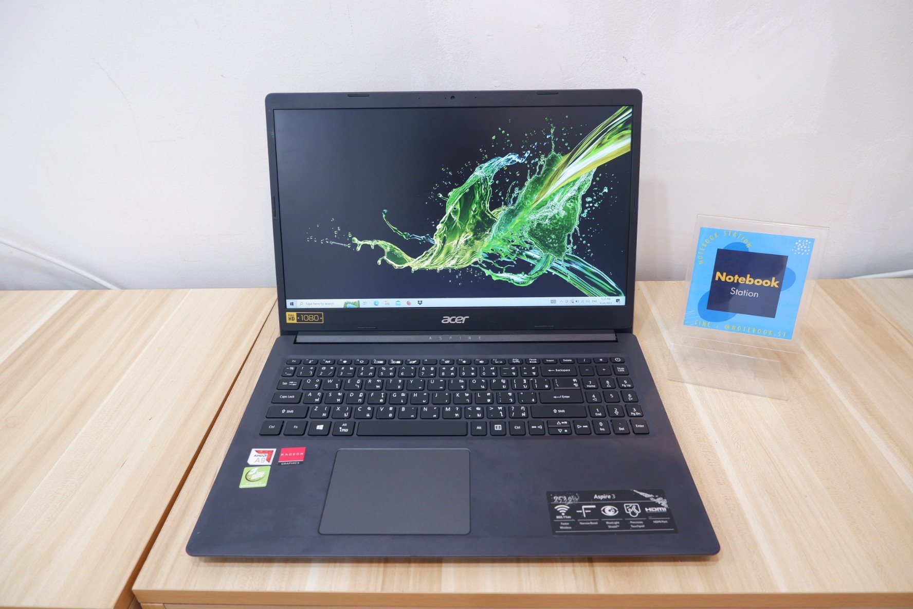 Acer Asipire3 ราคาเบามากก เพียง 5,490.- SSD128 จอ15.6 Full HD จอใหญ่