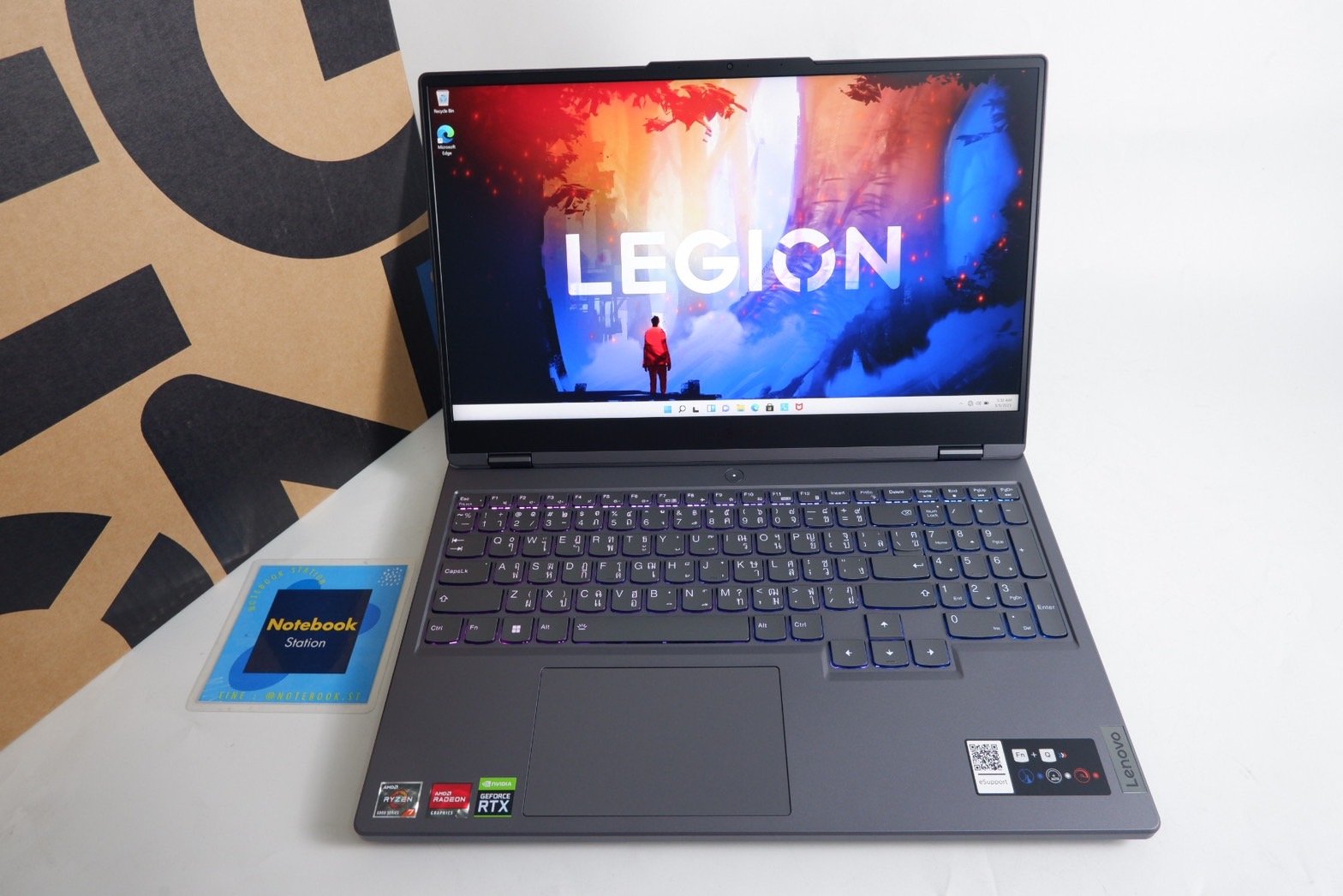 (ของใหม่)Lenovo Legion5 รุ่นใหม่ RTX3060 Ryzen7-6800H ram16 ddr5 อุปกรณ์ครบกล่อง ประกันศูนย์2ปี
