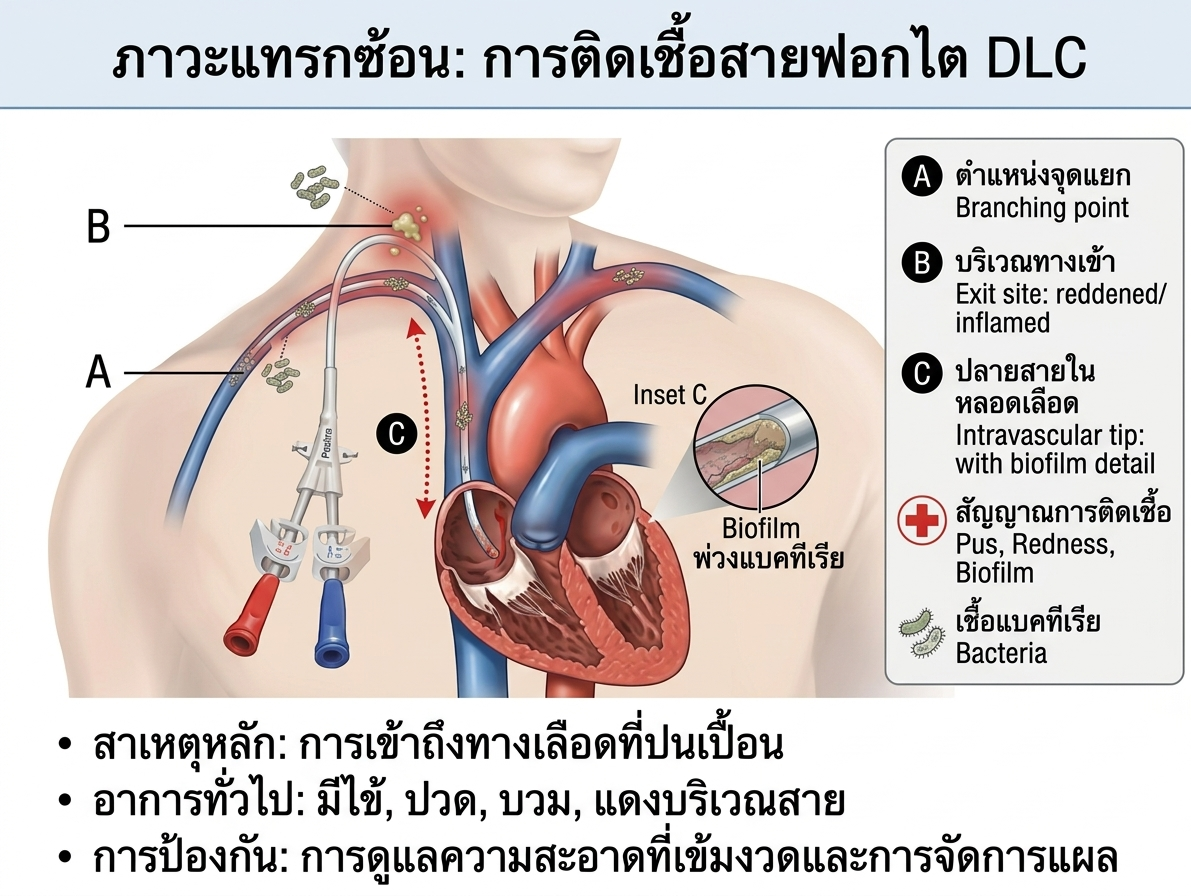 ภาวะการติดเชื้อในสายฟอกไตDLC 