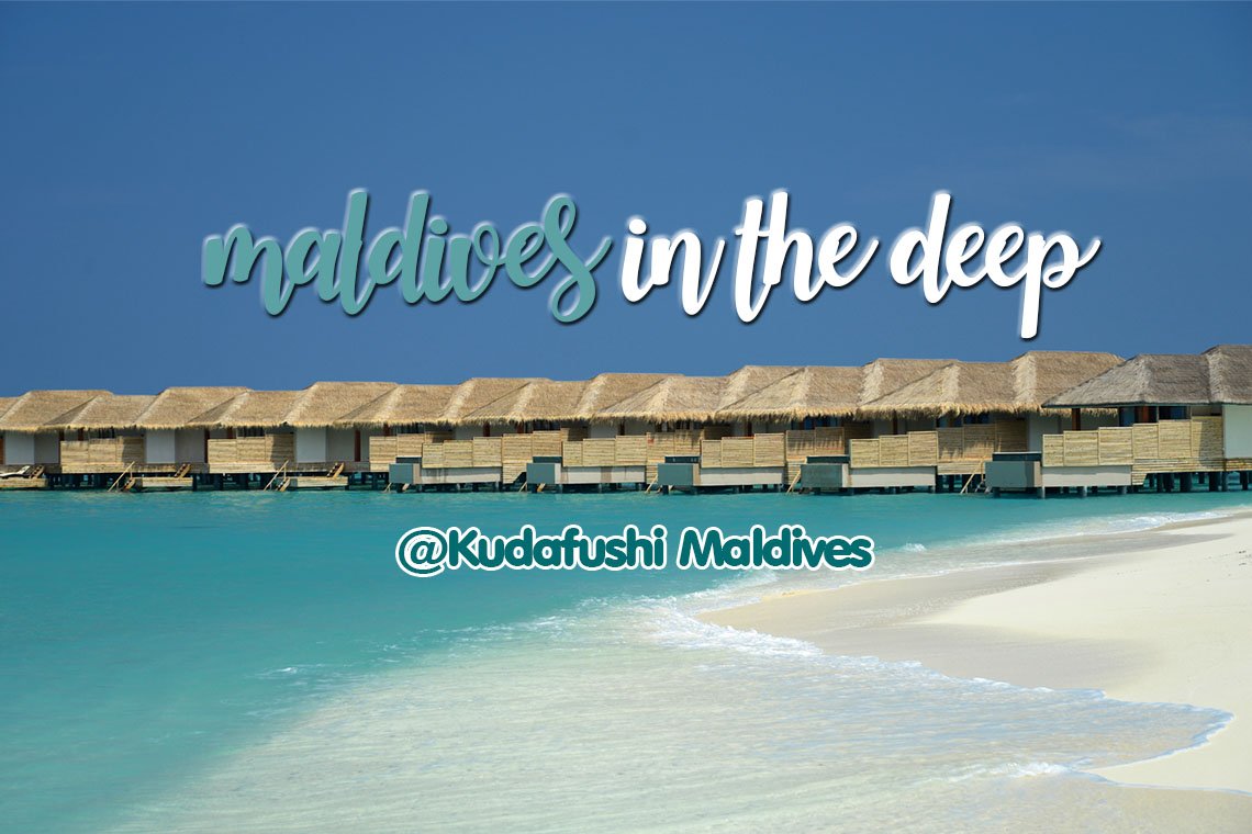 Maldives in the deep .. เก็บความทรงจำนี้ให้ลึกสุดใจ @kudafushi 