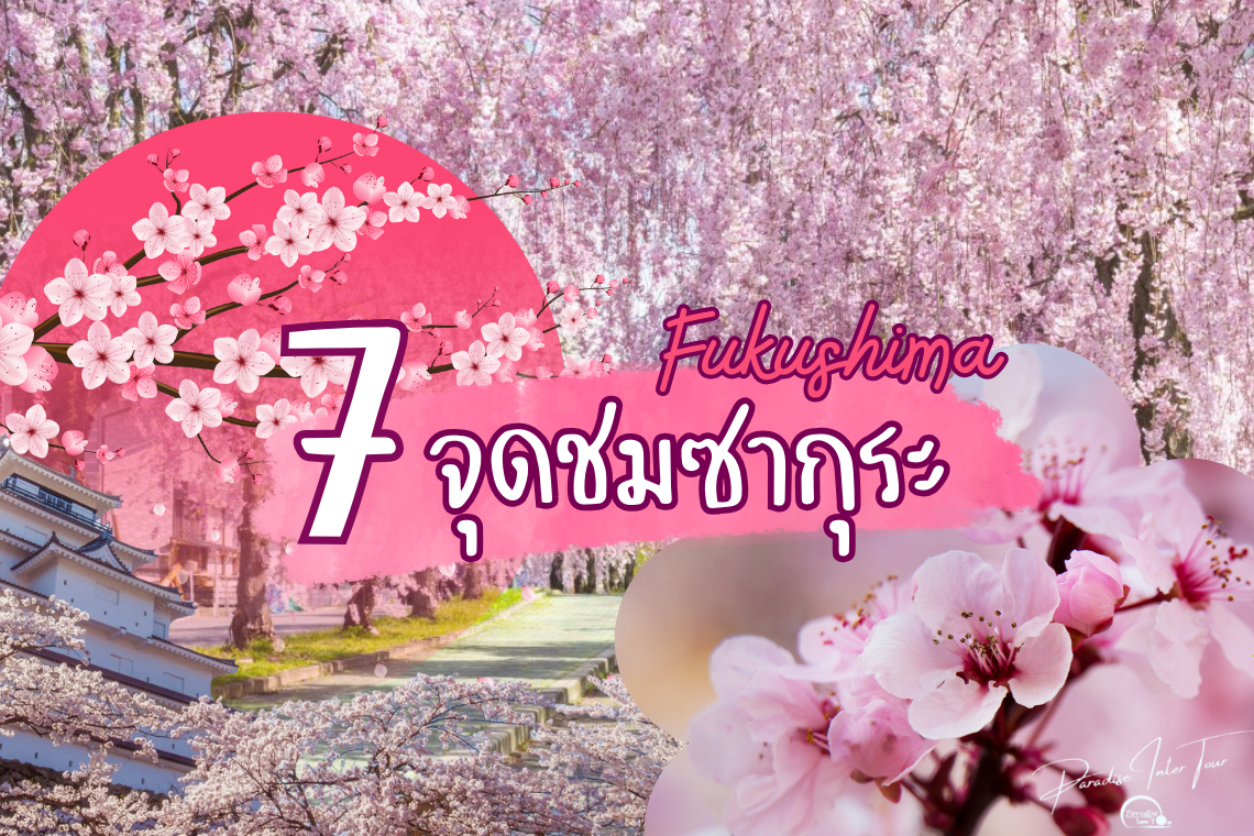 7 จุดชมซากุระเเนะนำในจังหวัดฟุกุชิมะ วิวสวย สงบ คนไม่เยอะ