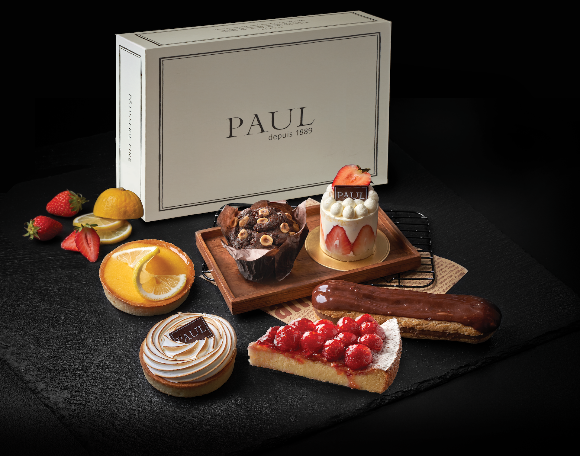 Enjoy special offer on our authentic French pastries in a box.