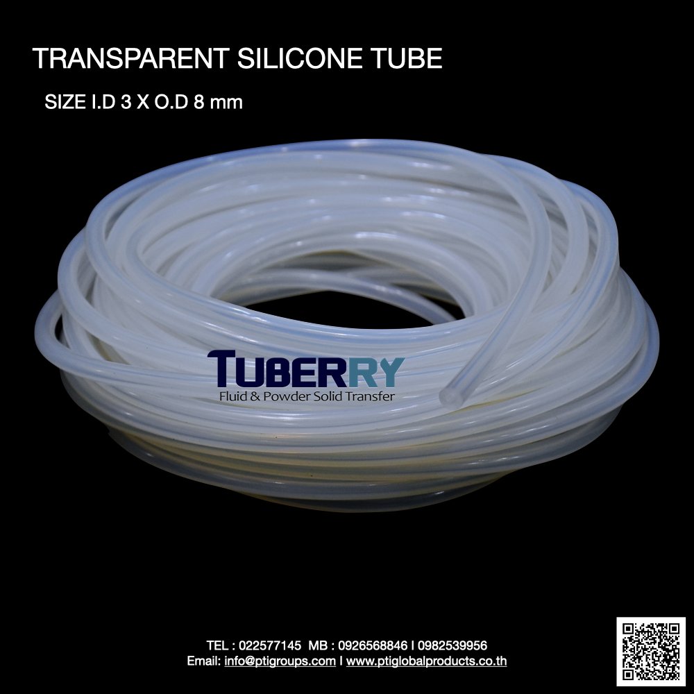 2.5mm Air Water Transparent Silicone Tube Pipe (ID: 2.5 mm)