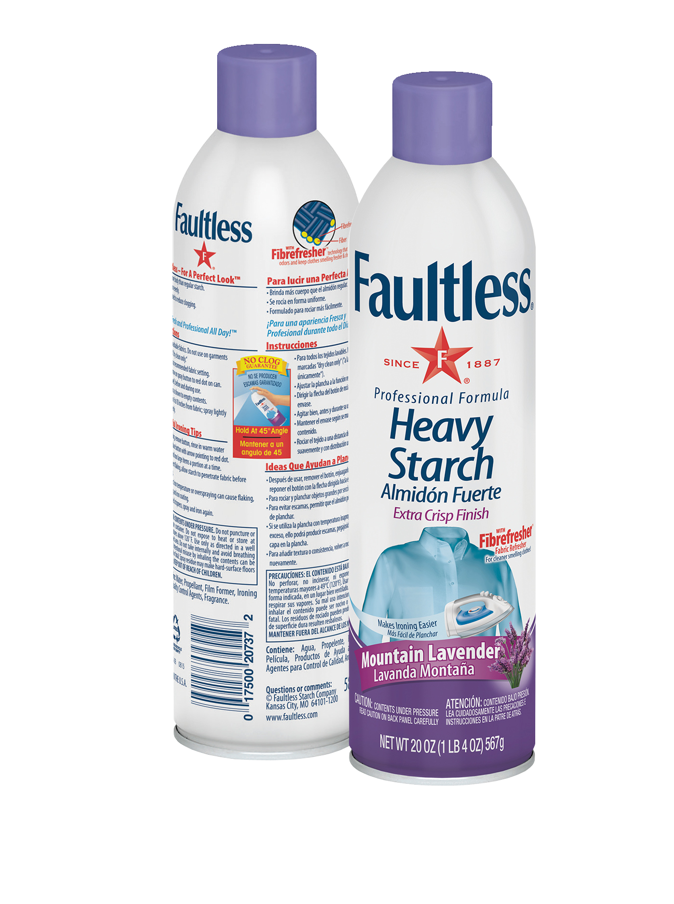 FAULTLESS® HEAVY STARCH MOUNTAIN LAVENDER