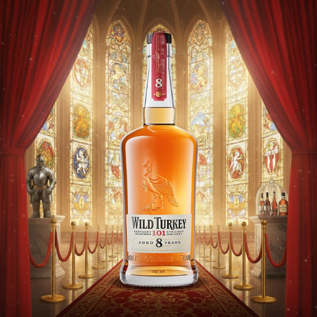 Wild Turkey 8 Year Old Bourbon 700ml. - เบอร์บอนบ่ม 8 ปีสุดเข้มจาก