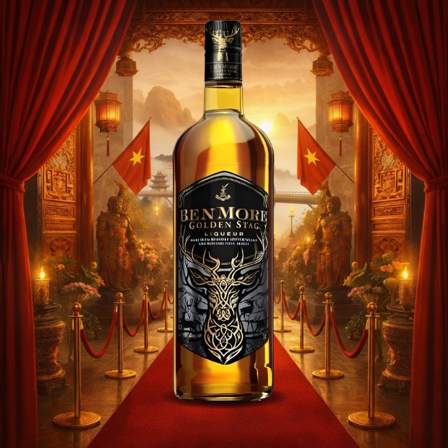 Golden Stag Liqueur 1000ml.