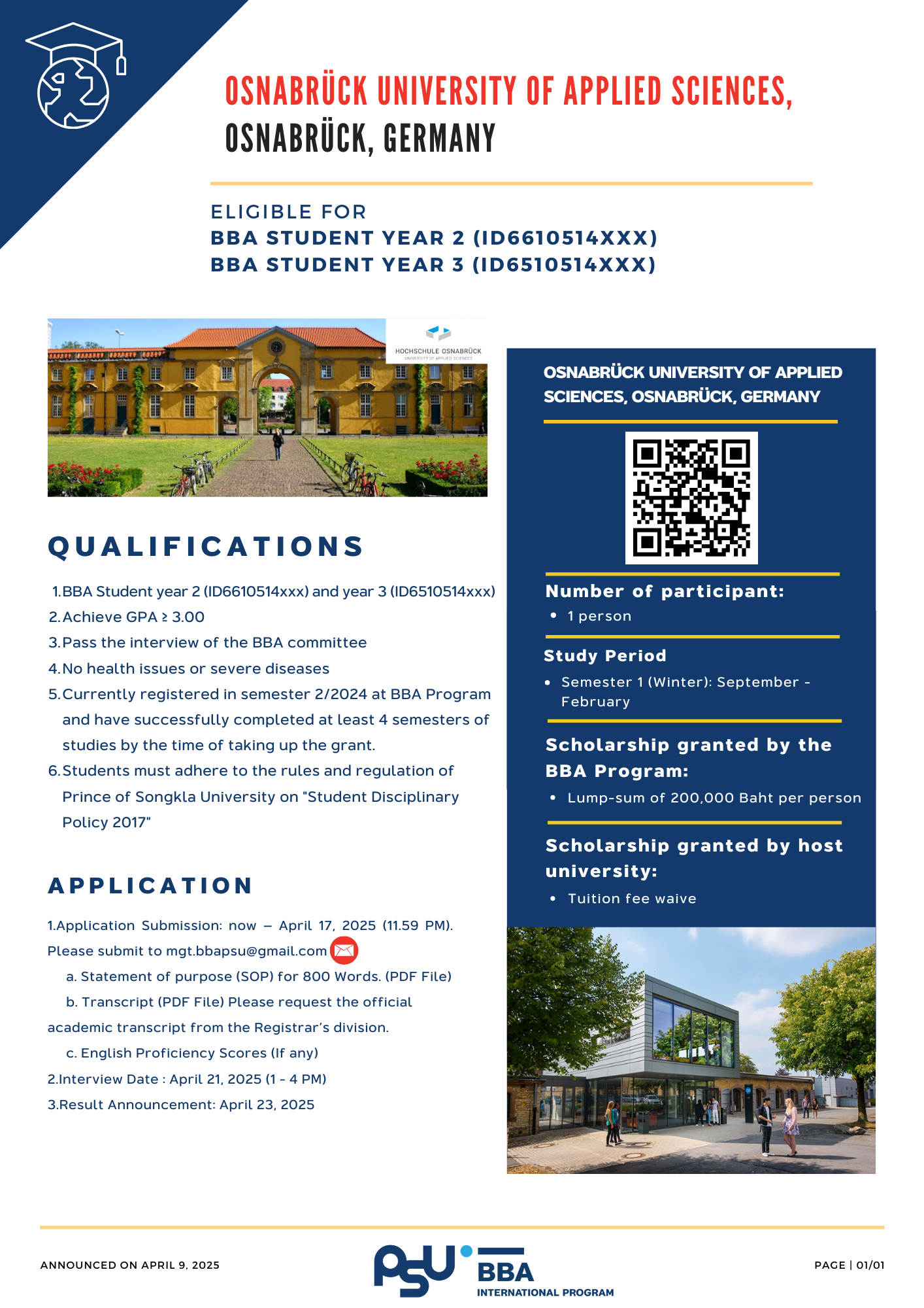 Osnabrück University of Applied Sciences, Osnabrück, Germany Osnabrück University of Applied Sciences, Osnabrück, Germany