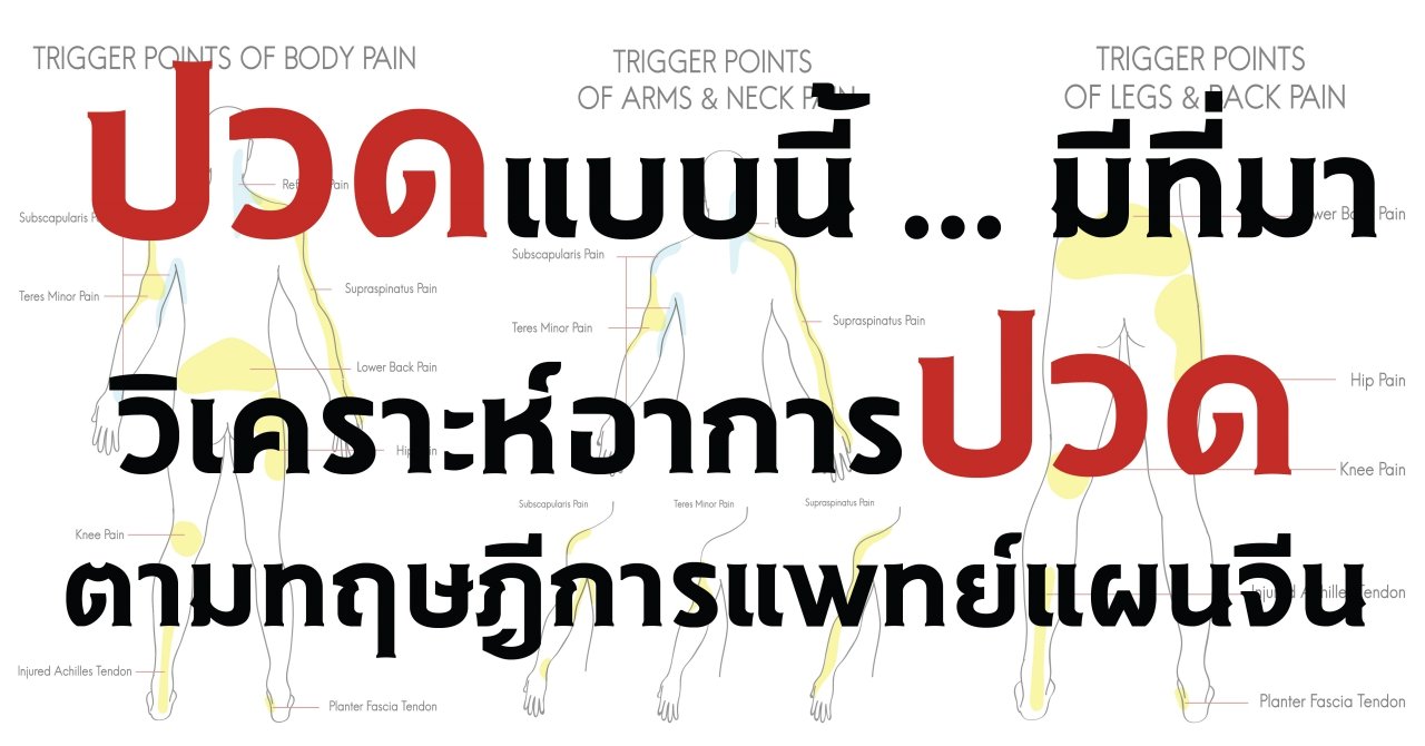 สาเหตุของอาการปวด มุมมองความปวดตามศาสตร์แพทย์จีน สาเหตุของอาการปวด มุมมองความปวดตามศาสตร์แพทย์จีน