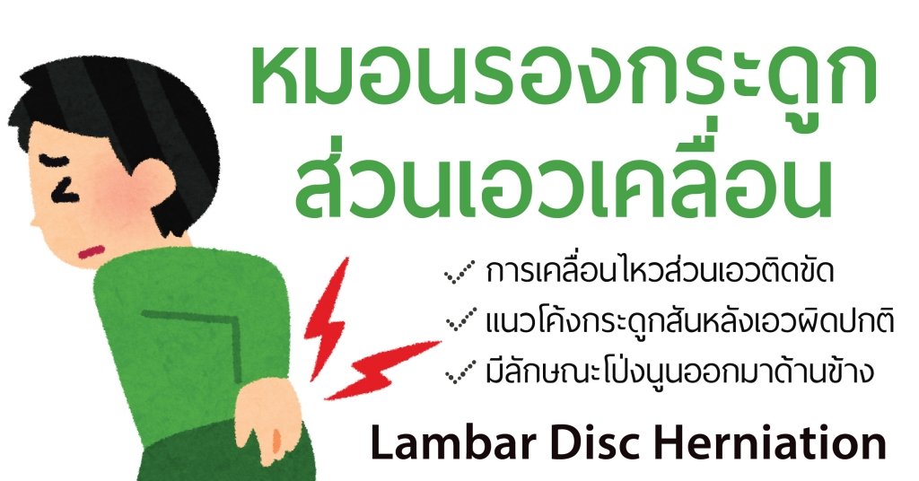 โรคหมอนรองกระดูกส่วนเอวเคลื่อน  Lambar Disc Herniation  腰椎间盘突出症 โรคหมอนรองกระดูกส่วนเอวเคลื่อน  Lambar Disc Herniation  腰椎间盘突出症