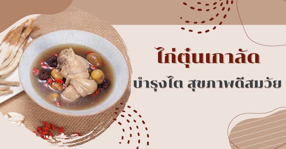 อาหารเพื่อสุขภาพ : ไก่ตุ๋นเกาลัด บำรุงไต สุขภาพดีสมวัย อาหารเพื่อสุขภาพ : ไก่ตุ๋นเกาลัด บำรุงไต สุขภาพดีสมวัย