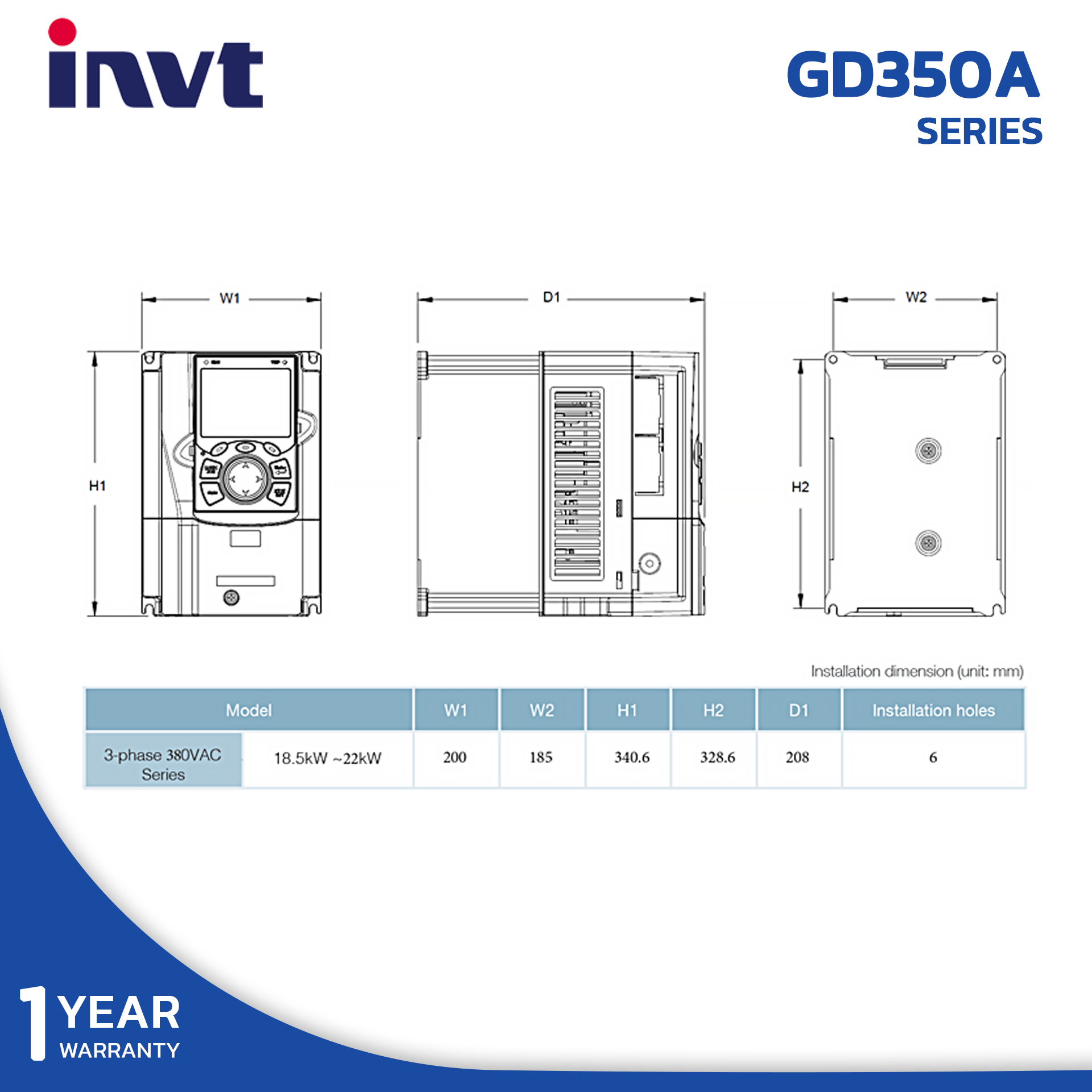 INVERTER INVT GD350A Series