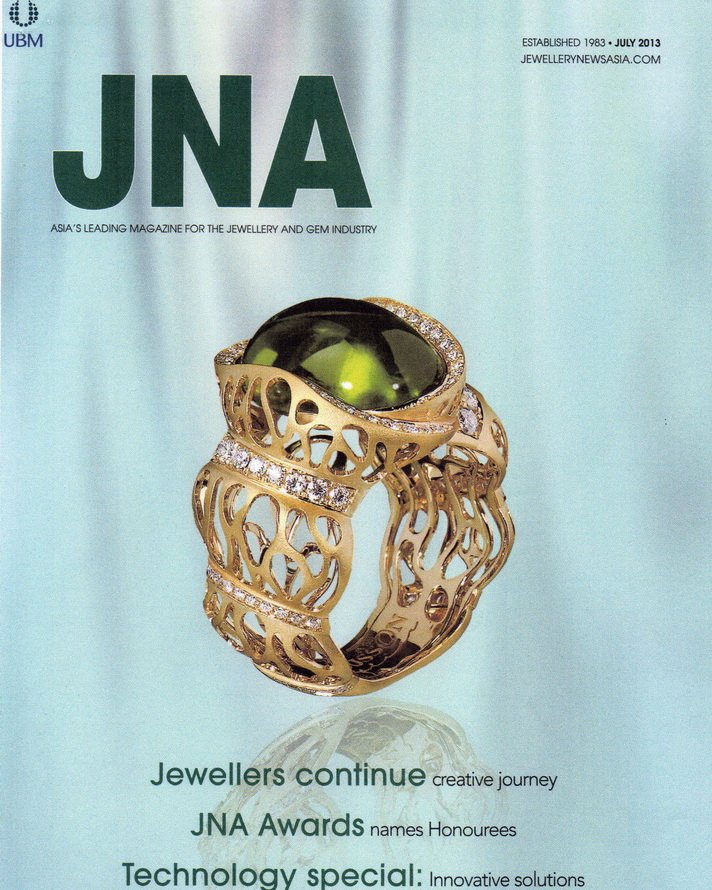 ข่าวDTC Sight Holder with L.S. Jewelry Group (Thailand) ในหนังสือ JNA Asia's Leading Magazine. July 2013