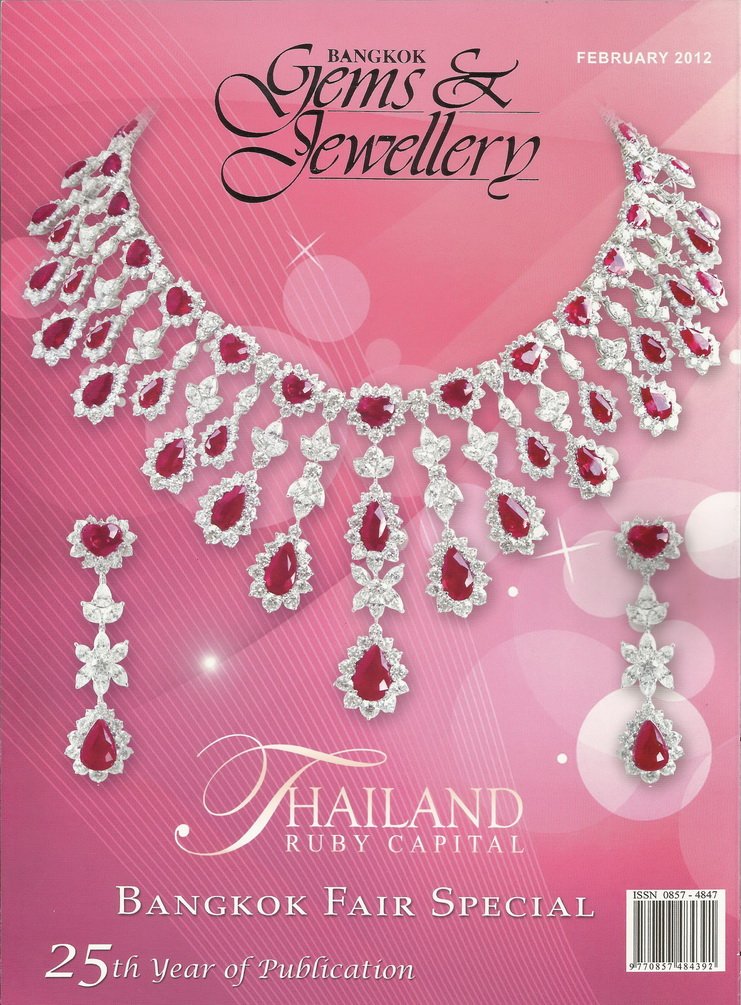 Ad ลงนิตยสาร Gems & Jewellery Vol.25 No.7 February 2012 By Lee Seng Jewelry