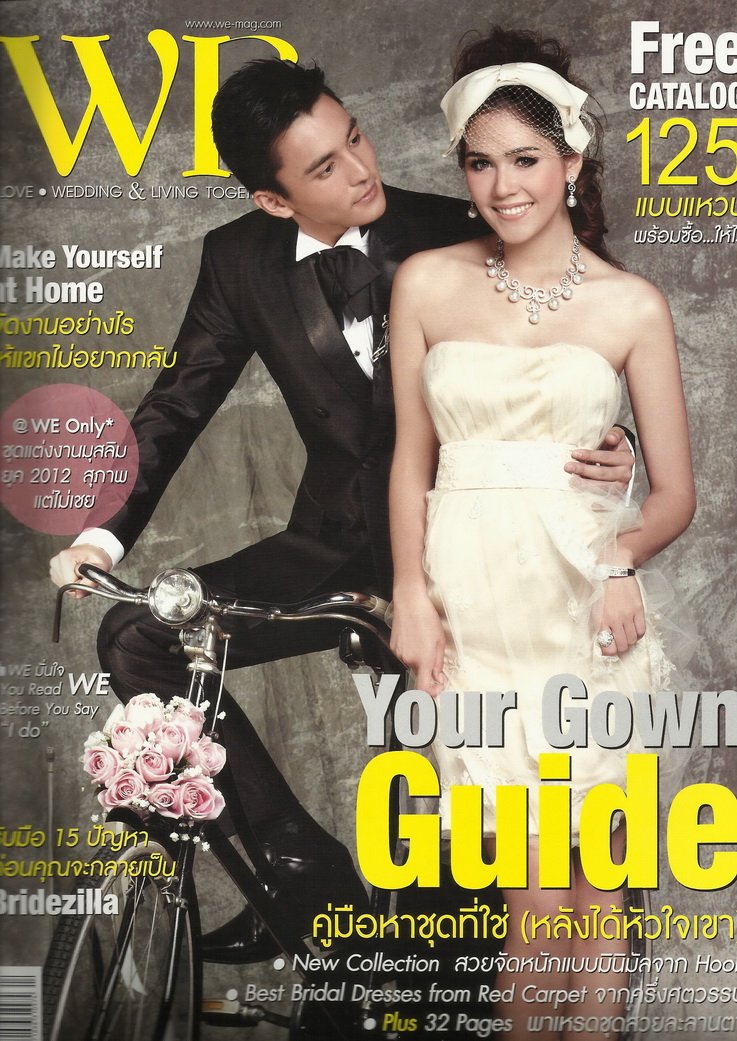 Ad และถ่ายแบบแหวนลงนิตยสาร WE Issue 96 / April 2012 By Lee Seng Jewelry