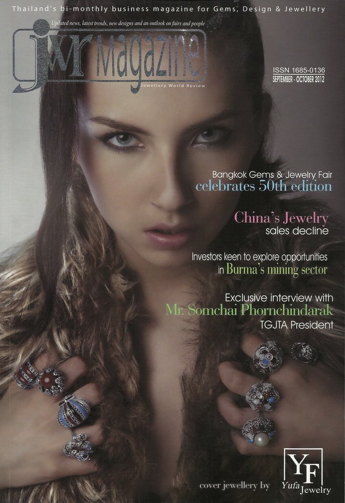 AD ลงนิตยสาร jwr Magazine Issue 5 September - October 2012 By Lee Seng Jewelry