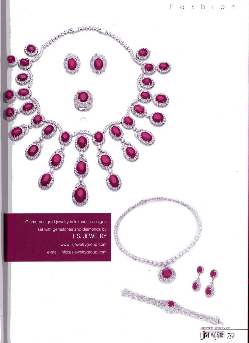Ad และ Jewelry Set ลงหนังสือ JWR Magazine Sept-Oct 2010 by L.S. Jewelry Group