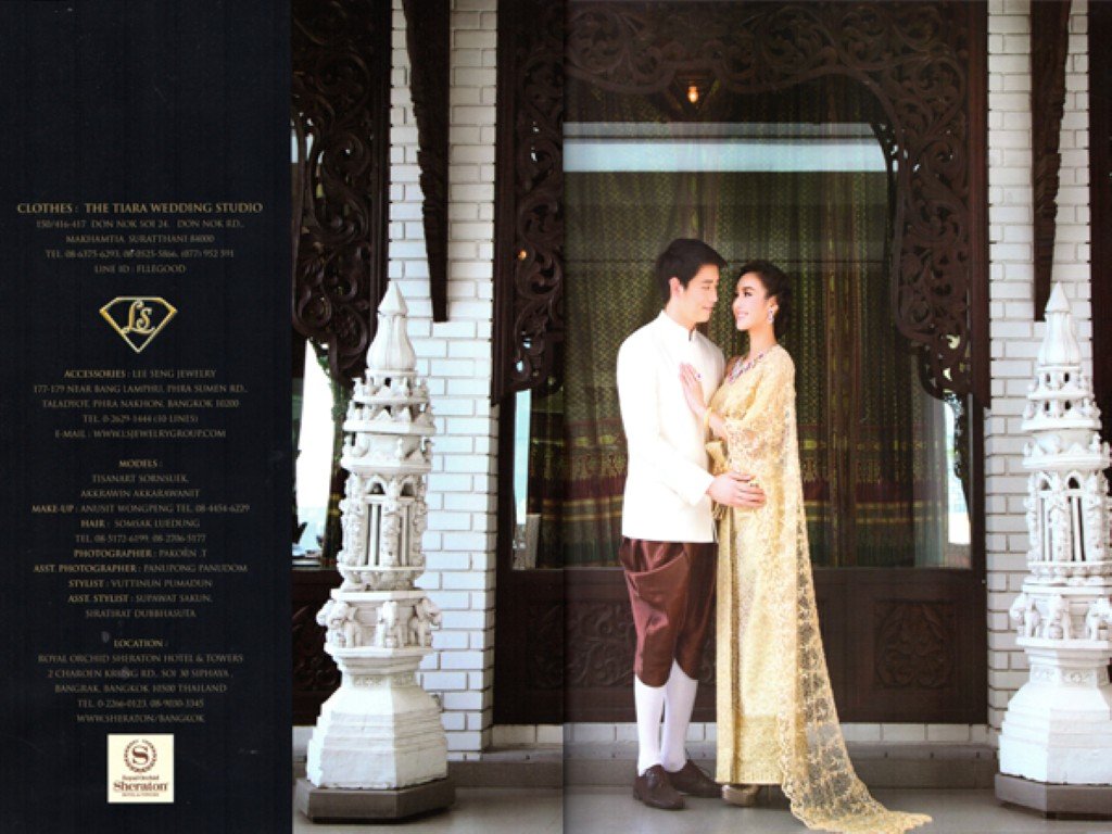 ชุดเครื่องประดับเพชรและพลอย L.S. Jewelrygroup ในนิตยสาร Bride 29th Years เดือนกันยายน 2557