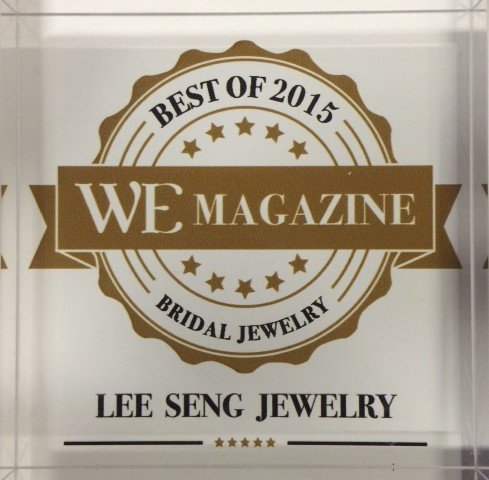 Lee Seng Jewelry ได้รับรางวัล “ Best of 2015 ” จากนิตยสาร WE Magazine Dec 2015