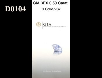 GIA 3EX 0.50 Carat