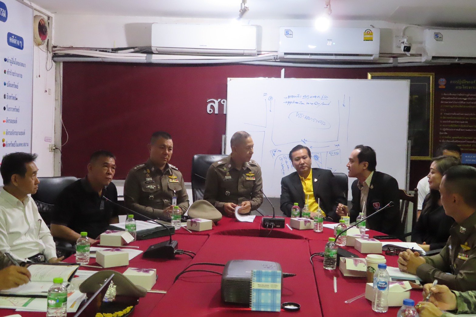 พล.ต.ต.ดร.ชัยพร พาณิชอัตรา รอง ผบช.น. เป็นประธานในการประชุมอาสาจราจร บชน. โดยมีพญ.จีรทัศน์ พานิชอัตรา(ภริยา)  ,ดร.พีรวัฒน์ - ดร.ธัชวิน สุรเศรษฐ ที่ปรึกษารองผบ.ตร. ,ประธานกต.ตร.กทม.(ภาคประชาชน) ,ประธานกต.ตร.บก.น.1 - สน.ชนะสงคราม ,พ.ต.อ.มนต์ชัย ศรีประเสริฐ 