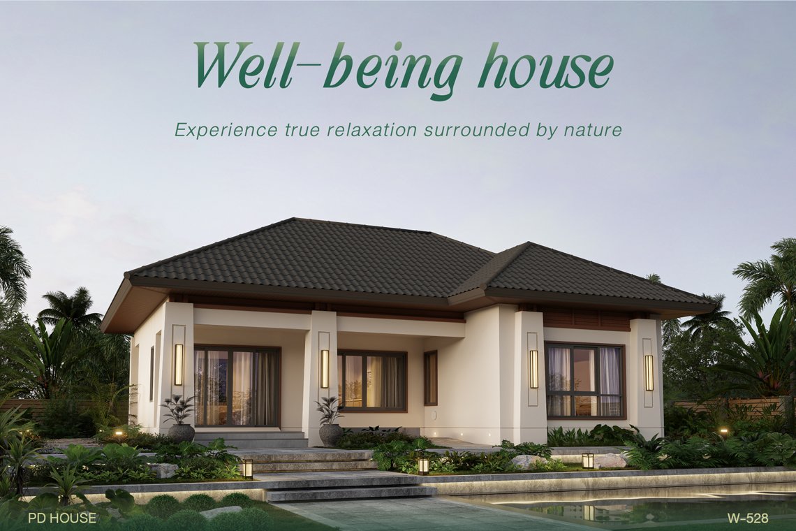 Well-Being House บ้านชั้นเดียวเอาใจคนวัยเกษียณ Well-Being House บ้านชั้นเดียวเอาใจคนวัยเกษียณ