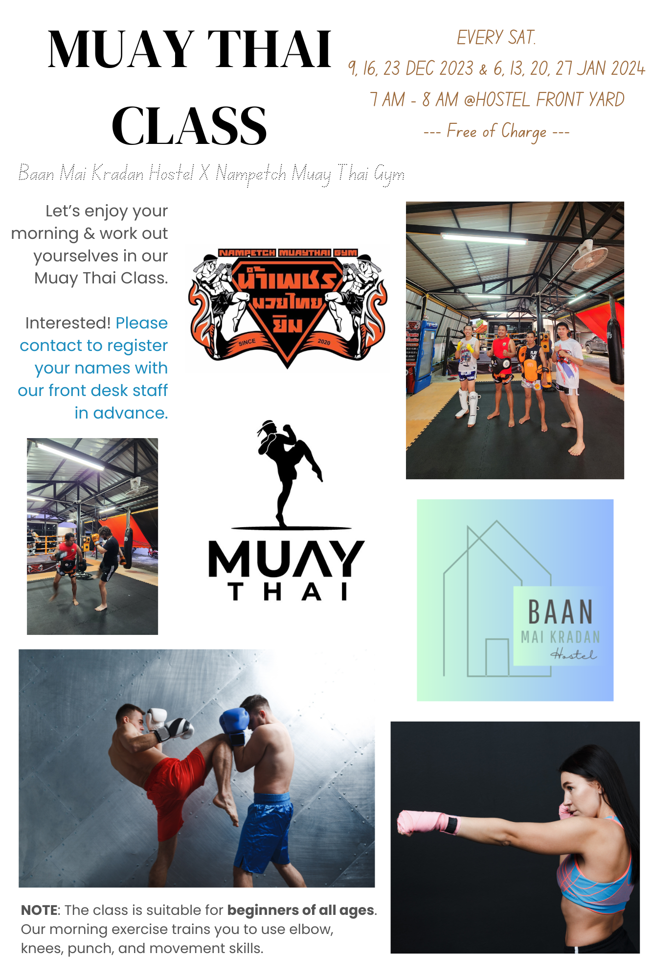 Muay Thai Class & Martial Art Show By Nampetch Muay Thai Gym