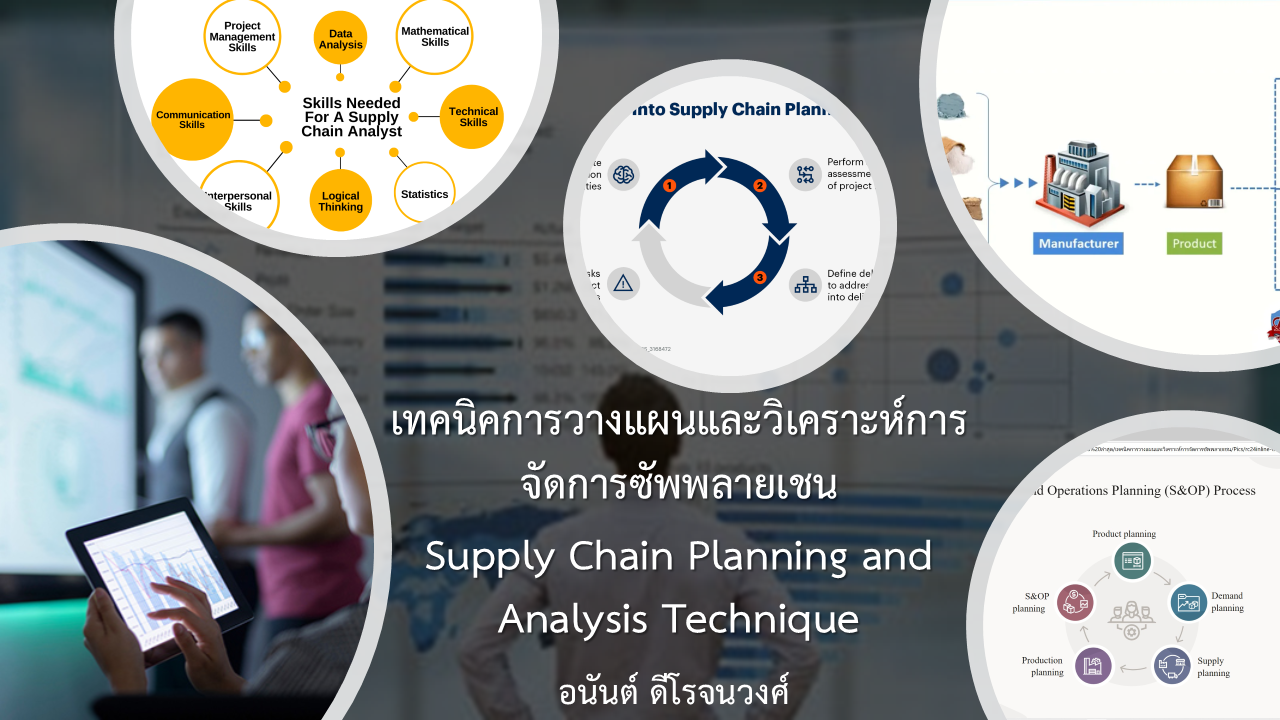 หลักสูตร เทคนิคการวางแผนและวิเคราะห์การจัดการซัพพลายเชน (Supply Chain Planning and Analysis Technique) หลักสูตร เทคนิคการวางแผนและวิเคราะห์การจัดการซัพพลายเชน (Supply Chain Planning and Analysis Technique)