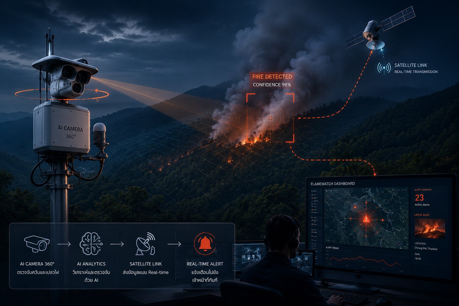 FlameWatch AI Detection