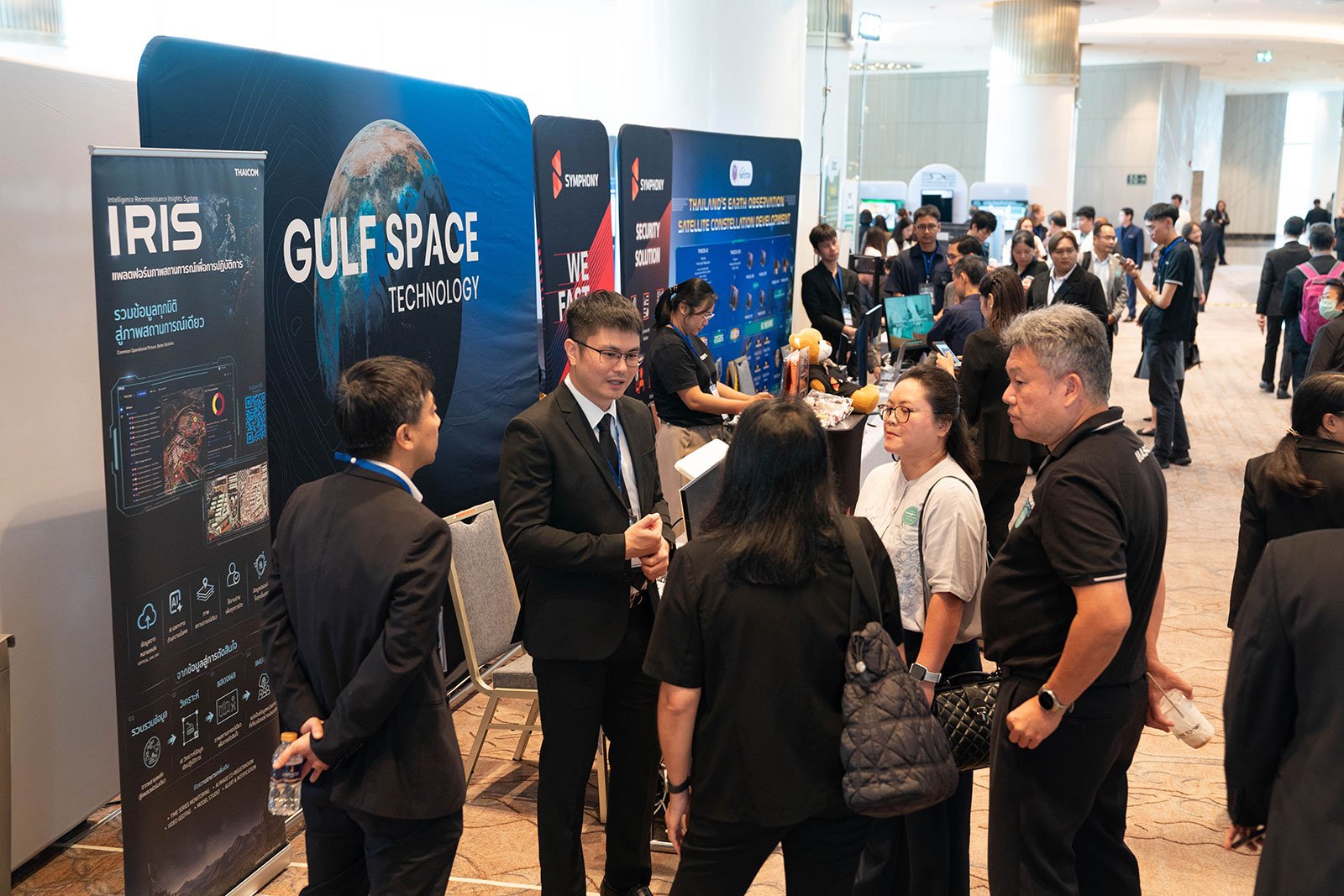 ภาพบรรยากาศบูธ Gulf Space Technology ภายในงาน Digital Infrastructure for the Future 2026 ภาพที่ 2