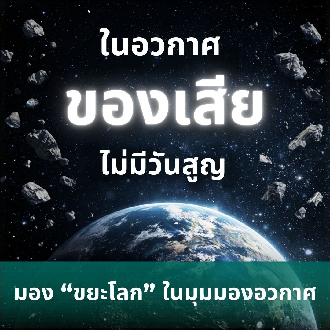 ในอวกาศ ของเสีย ไม่มีวันสูญ