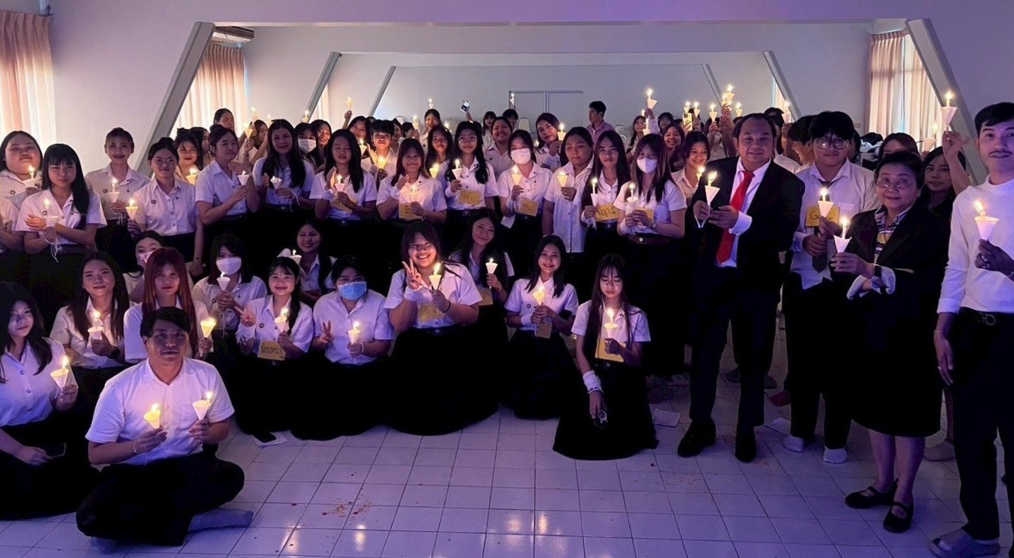 กิจกรรม "บายศรีสู่ขวัญ ฝากตัวเป็นศิษย์" ของสาขาวิชาการบัญชี