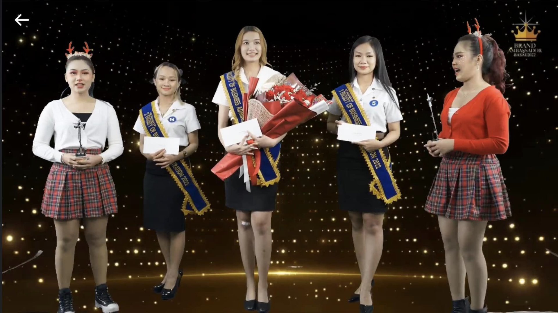 ขอแสดงความยินดีกับน้องๆทุกคน ที่ได้รับรางวัลการประกวด Brand Ambassador BASAU2022 ขอแสดงความยินดีกับน้องๆทุกคน ที่ได้รับรางวัลการประกวด Brand Ambassador BASAU2022