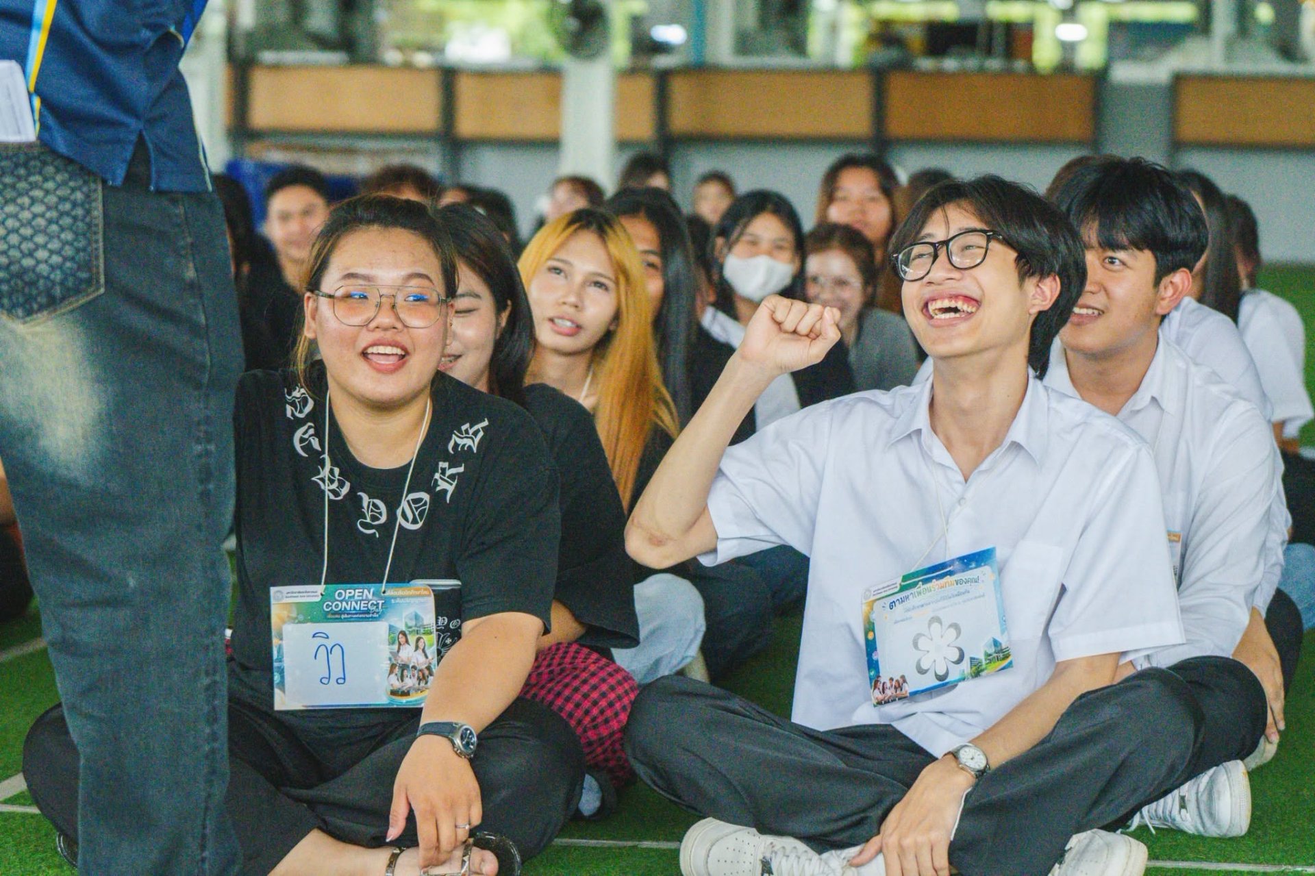 กิจกรรม "บริหารซ่า กีฬามันส์ สานสัมพันธ์รับน้องสู่ครอบครัวบริหาร" 